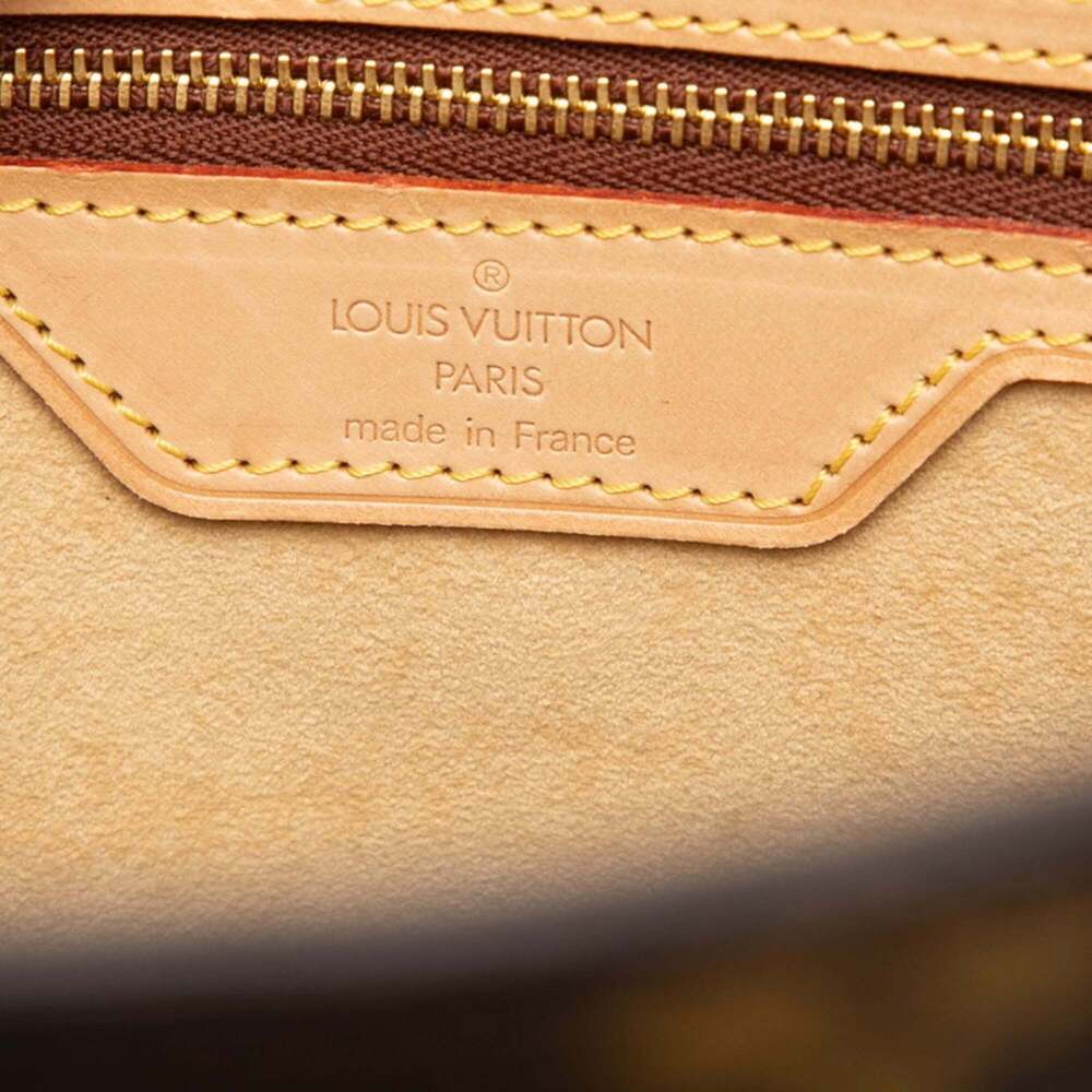 LOUIS VUITTON Brown Monogram Leather Tote Bag - Picture 5 of 6